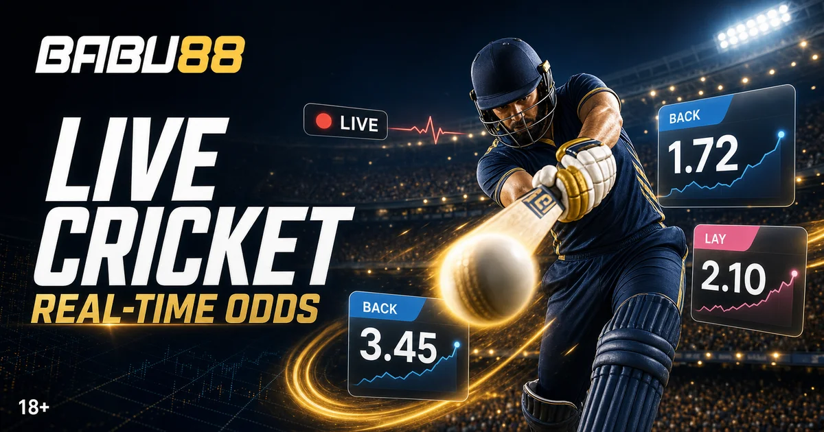 Babu88 Cricket Exchange — live cricket betting with real-time back and lay odds in Bangladesh